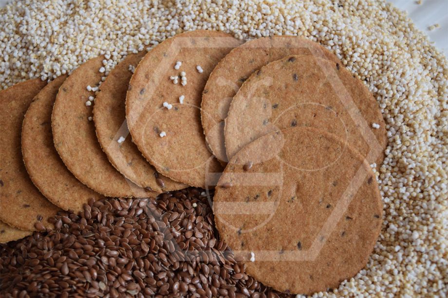 Galleta de amaranto con linaza la Abejita