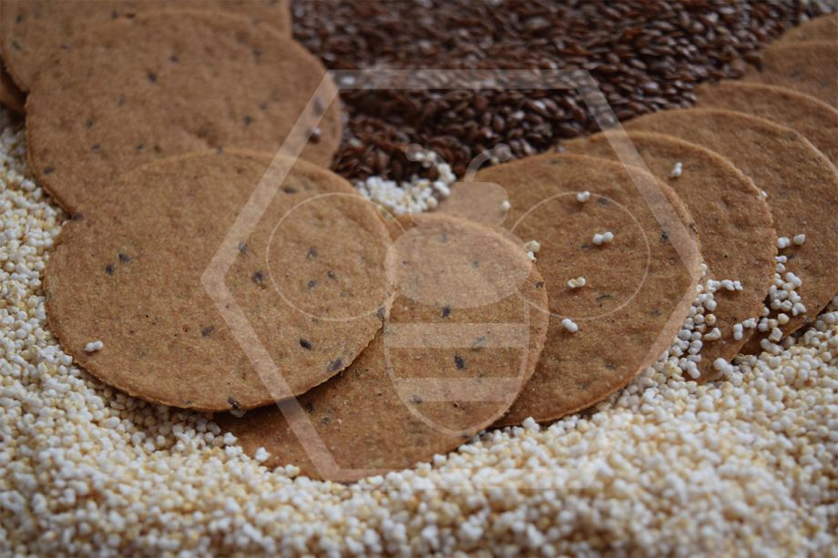 Galleta de amaranto con linaza la Abejita